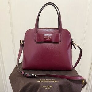 Kate Spade Deep Red Crossbody Bag